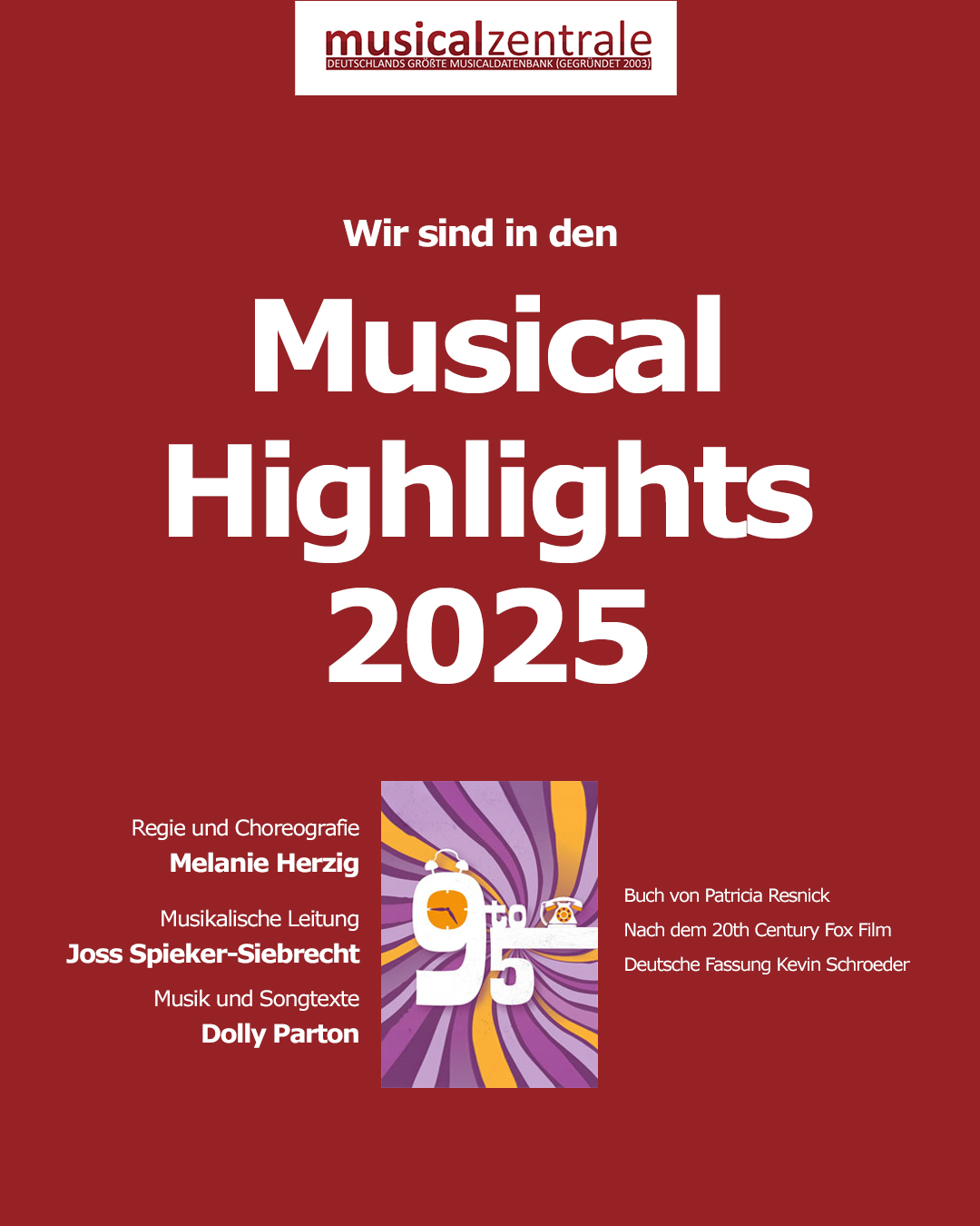 Zur Seite der Musicalzentrale.